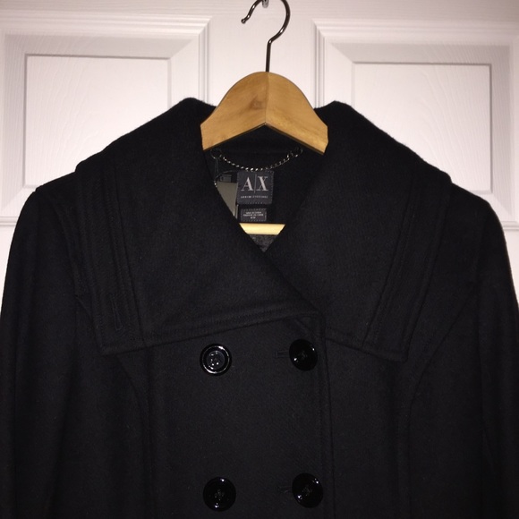 ARMANI EXCHANGE WOOL COAT - Picture 4 of 7